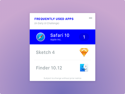 Daily UI #019 apps dailyui finder leaderboard safari sketch