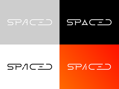 SPACED #2 brand logo spacedchallenge typography