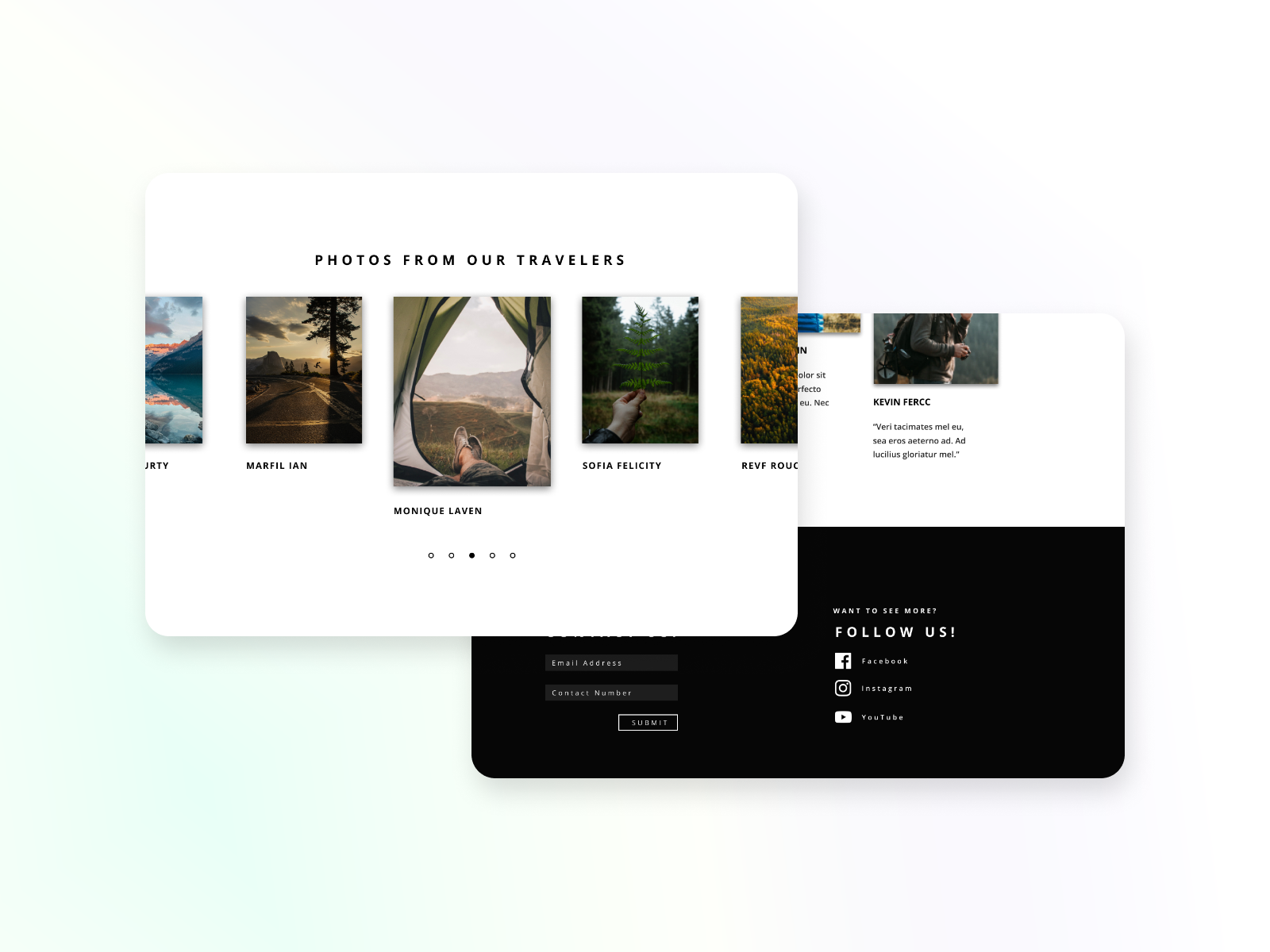 Monument | A Landing Page Design by Christian Lodangco on Dribbble