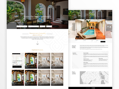 Rentals UI Design app clean flat landing ui ui design ux uxdesign web web design website