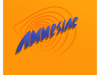 amnesiac branding design graphicdesign illustrator logo vector