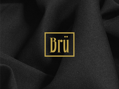 Brü Clothing brandidentity branding clothing customlogo design graphicdesign illustrator logo minimal modern typography vector