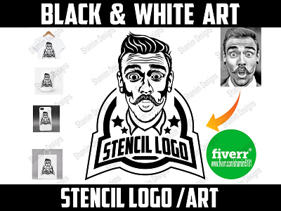 black and white vector face portrait logo and stencil logo black and white black and white logo black logo expert black portrait logo clean stencil face portrait logo illustration logo logo design stencil art stencil design stencil expert stencil logo stencil vector vector vector art