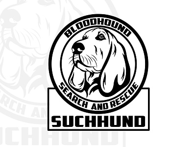 Dog portrait logo