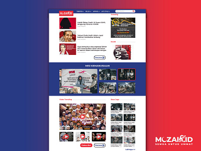 Website News Mozaik.id design icon logo uiux ux web website