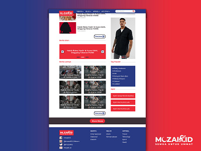 Website News Mozaik.id design logo uiux ux web website