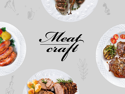 Meat Craft | Logo design figma food graphic design logo meat product