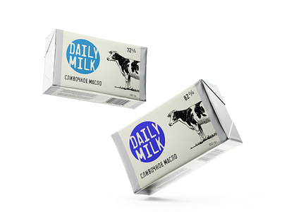 Daily Milk | Butter pack design