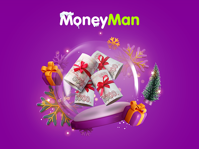 New Year ADS creative | MoneyMan ads bank cpa creatives design fintech graphic design