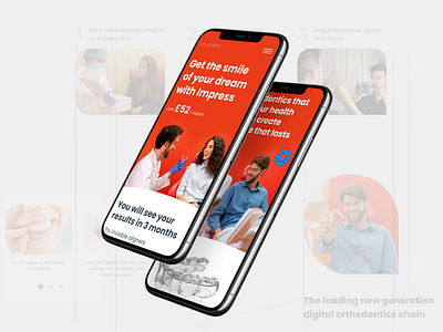 Dental clinic UX/UI | Impress clinic dental design figma graphic design mobile web ui ux клиника стоматология