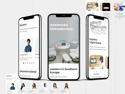 Dental clinic UX/UI | Impress