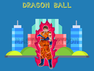 CUSTOM DRAGON BALL 2d cartoon dragon ball illustration