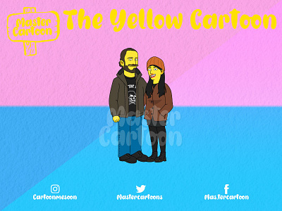 CUSTOM YELLOW CARTOON cartoon cute funny illustration