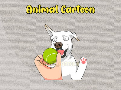CUSTOME ANIMAL CARTOON affordable animation branding cartoon cartoonworld custome art cute design dog funny illustration logo pet pet lovers