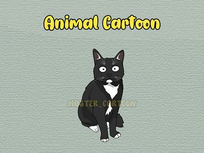 CUSTOME ANIMAL CARTOON animation branding cartoon cartoonworld cute design funny illustration logo ui