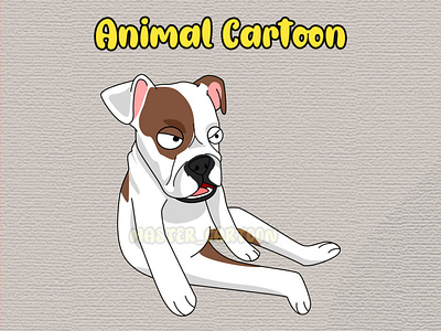 CUSTOME ANIMAL CARTOON affordable animal animation branding cartoon cartoonworld cute design dog funny illustration logo lovely pet pet