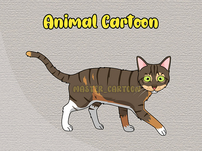 CUTE CAT cartoon illustration pet