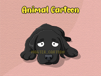 LOVELY BLACKY cartoonworld illustration pet