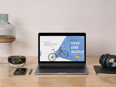 Bikeshop landing page (concept design) branding design landing page ui ux