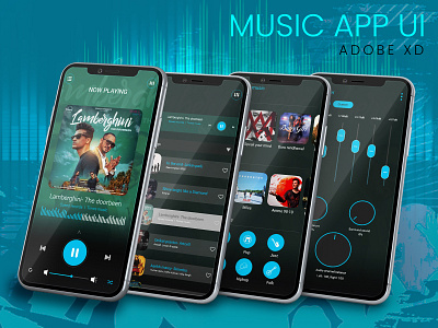 Music app for android UI