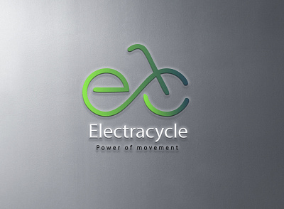 Elecctracycle logo design brand design branding logo logodesign