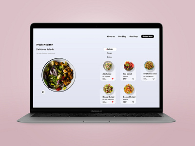 Food Landing page adobe adobe xd app app design sketch uiux ux