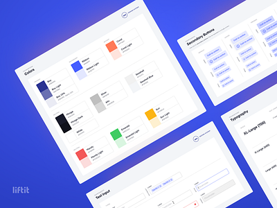 Liftit's Design System · 2020 app colors components design design system figma library styles ui