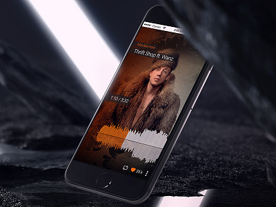Soundcloud Redesign (Player) app ios music soundcloud