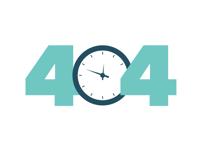 404 Lost in Time 2d 404 animation clock color dropbox error found lost not page
