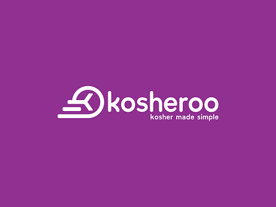 kosheroo company logo cycle logo delivery logo food delivery logo food logo k logo logo logo design logo maker minimalist logo professional logo simple logo