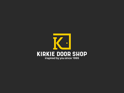 Kirkie Door Shop brand identity branding creative logo graphic design k letter k logo letter logo logo logo design logofolio logotype minimal logo minimalist logo royal logos windows logo
