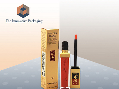 Custom Lip Gloss Boxes 3d animation branding desainpackaging design discount2022 foryou giveaway graphic design illustration logo motion graphics packaging ui vector