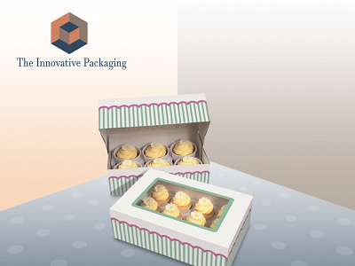 Cupcake Boxes animation branding design graphic design illustration logo motion graphics packaging ui vector