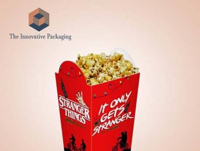 Custom printed Popcorn Boxes wholesale | The Innovative Packagin