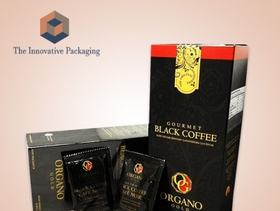 Custom Black Coffee Boxes