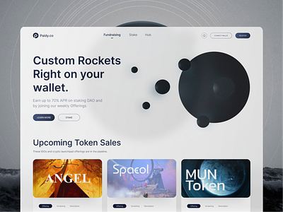 Paidy - LaunchPad Website Hero Section