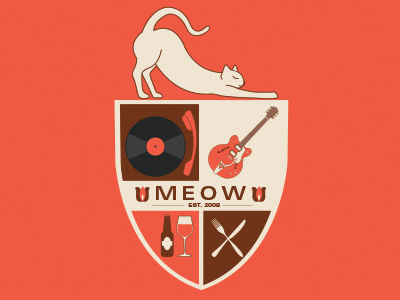 Meow Shield illustration shield