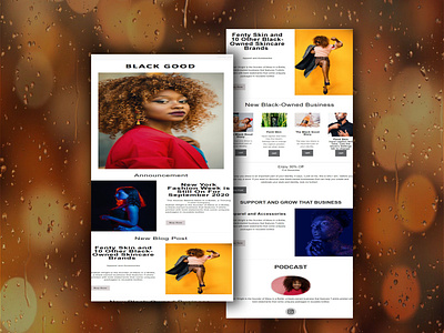 Mailchimp template or newsletter design