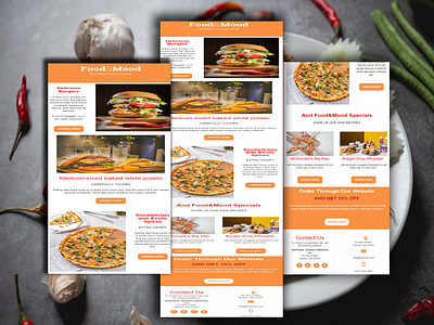 Email Template food Template | Newsletter Design