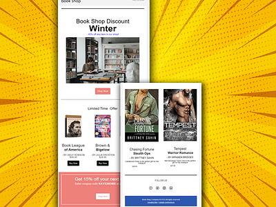 Email Newsletter | Book Shop Template | Mailchimp Template