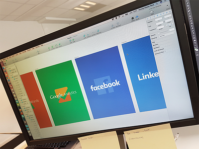 Streamlined social media posters