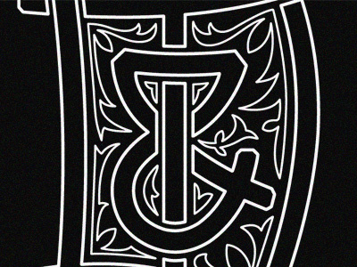 D&T flag identity lock up logo nc raleigh restaurant typography