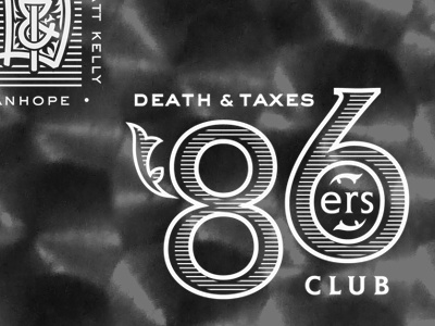 86ers Club branding nc raleigh restaurant wine