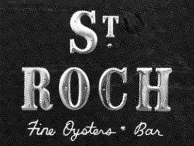 St. Roch Fine Oysters • Bar brand identity logo nc oyster raleigh rlgh sign signage