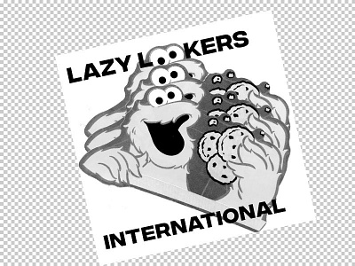 Lazy Lookers art cookies museum stickers