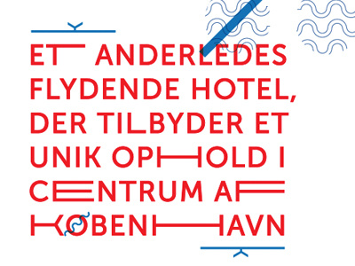 Flydende Hotel typography