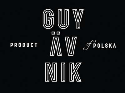 Guyavnik typography