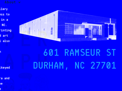 Durham Supergraphic identity website