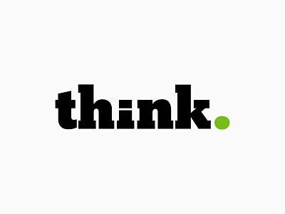 Think. Magazine brand brand design coordinate design graphic design logo logo design visual identity