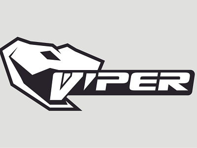 Viper Logo lettering logo modern snake tech viper